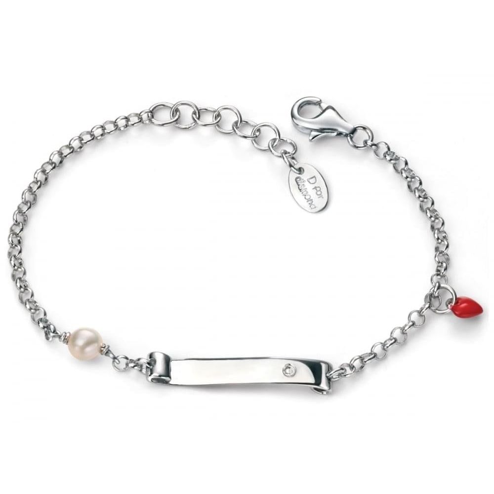 Girl's Sterling Silver Scroll Bracelet