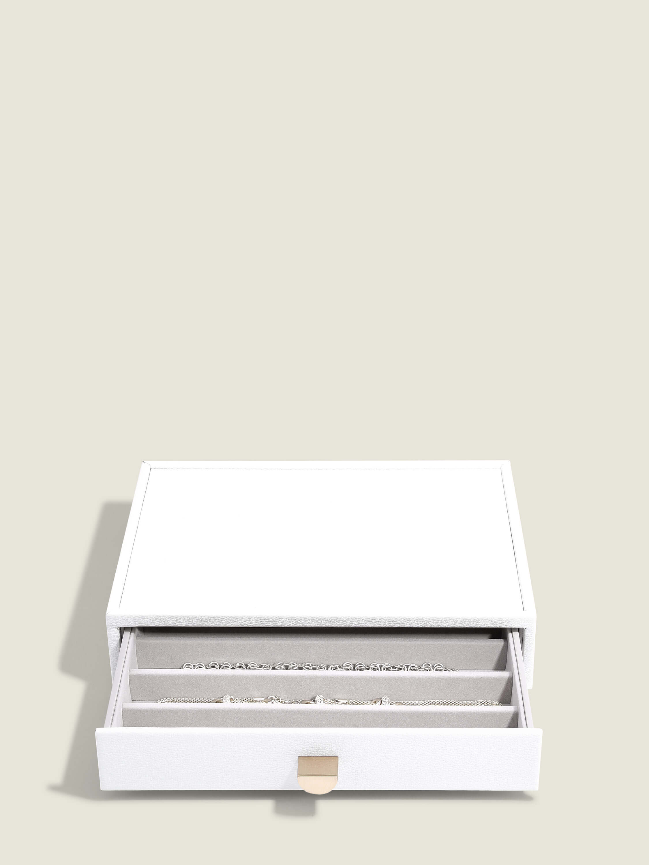 Pebble White Classic Drawer Set Of 4