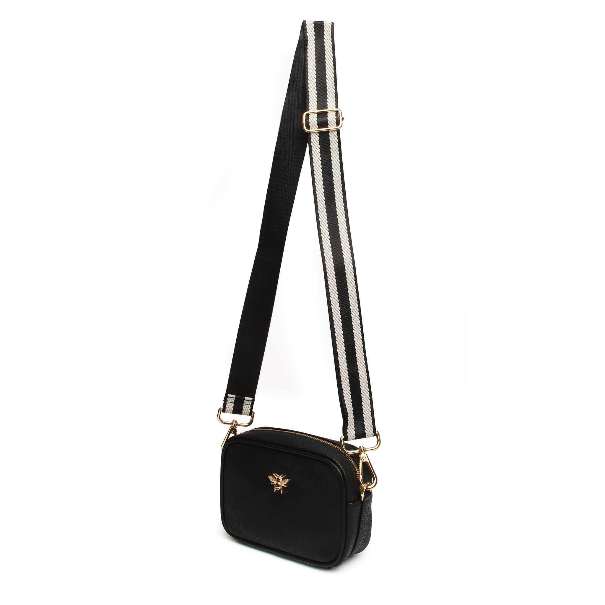 MIni Mayfair W Webbing Strap Bag Black