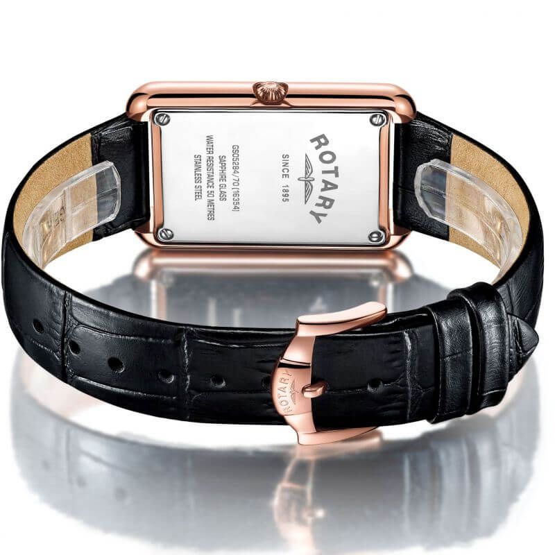 Gents Rose Gold PVD Strap Cambridge