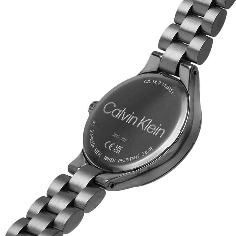 Linked Grey Sunray Dial Black PVD Bracelet Strap Ladies Watch
