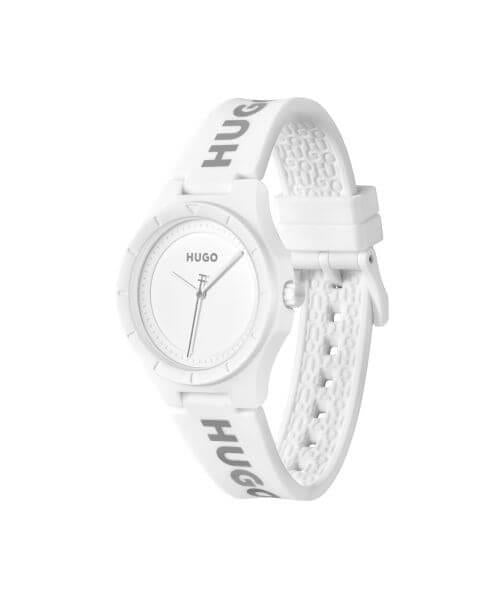 #LIT White Dial With White Silicone Strap Ladies Watch