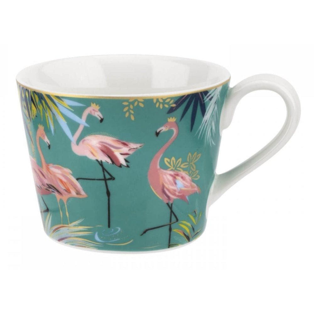 Tahiti Tea Cup & Saucer - Flamingo