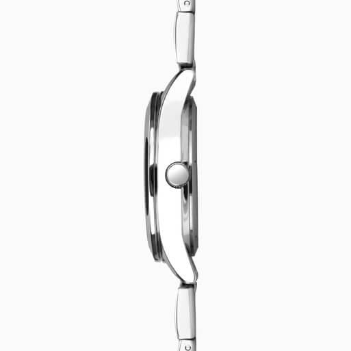 Taylor Rainbow Dial With Silver Case & SS Bracelet Strap Ladies Watch