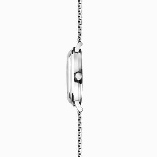 Silver Case With Silver Dial & Stainless Steel Expander Bracelet Men's Heritage Watch
