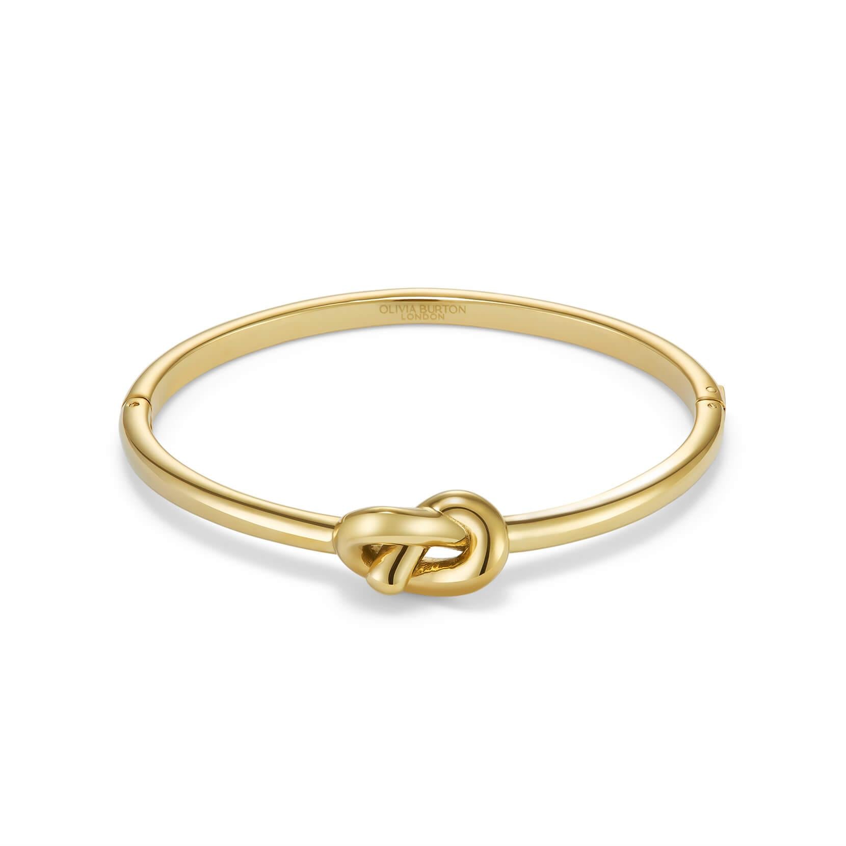 Classic Lover's Knot Gold Plated Bangle
