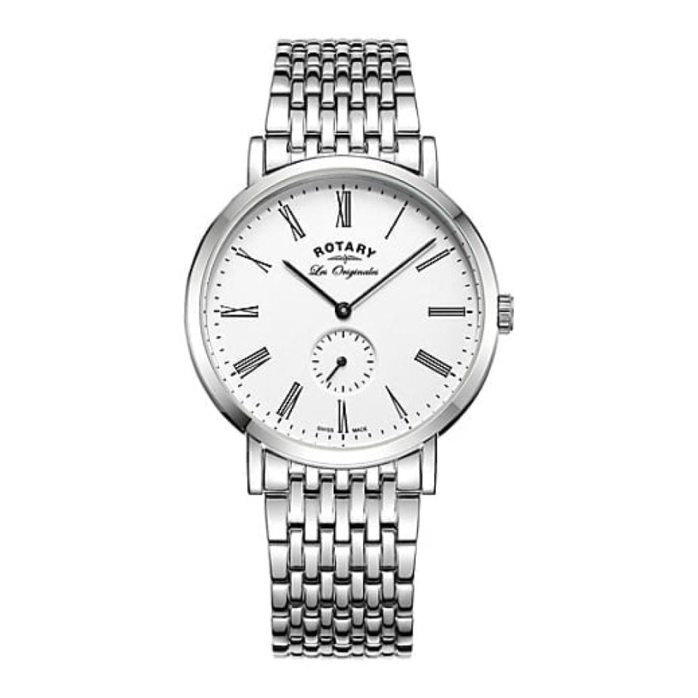 Les Originales Chrome Plated Bracelet Watch