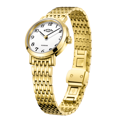 Ladies Bracelet Gold Plate Watch