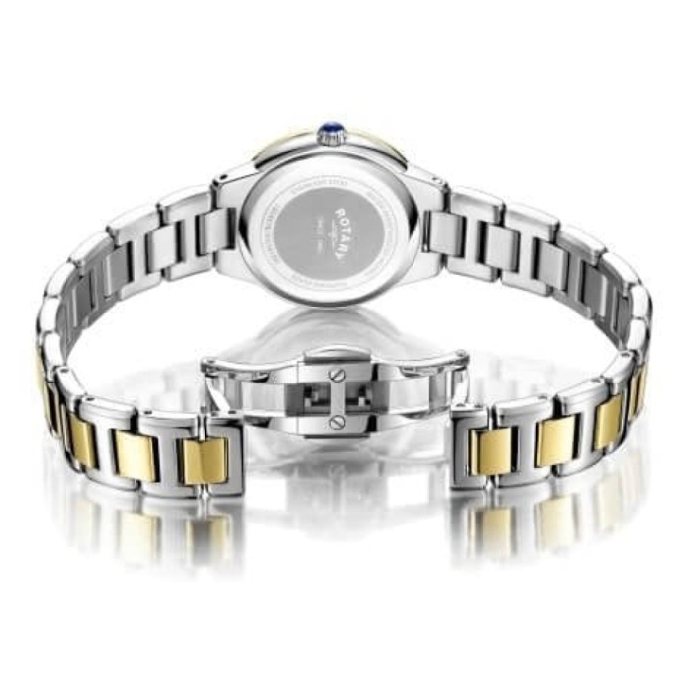 Ladies Bracelets Two Tone Gold