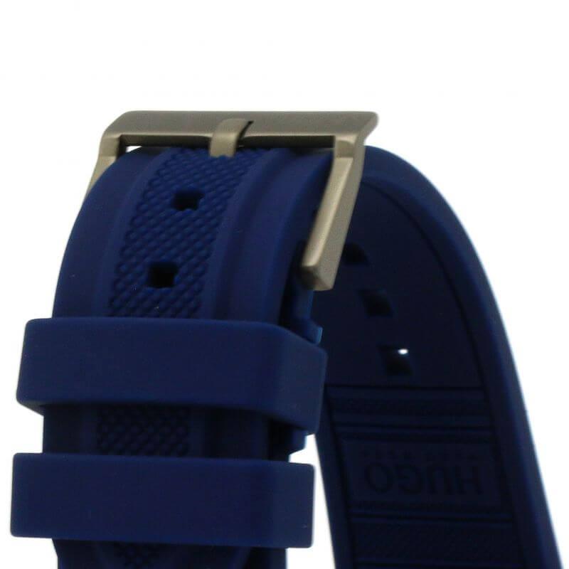TWIST Chronograph Blue Rubber Strap Blue Dial Gents Watch