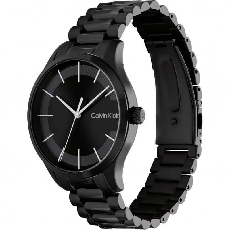 Iconic 40mm Black Dial & Bracelet Strap Watch
